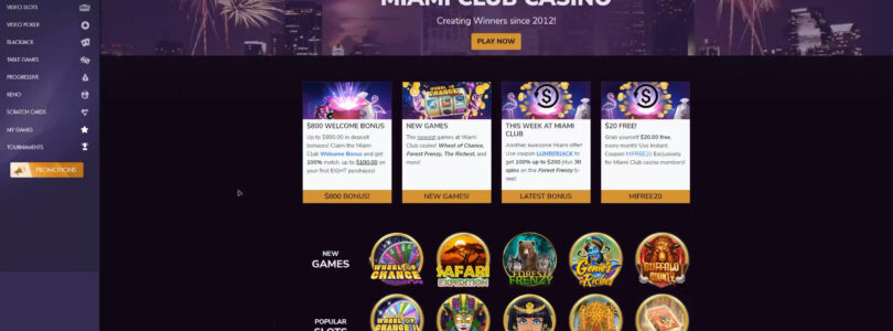 Top 10 Slot Games to Try at Miami Club Online Casino