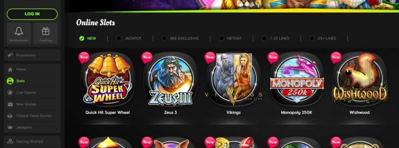 The most popular slot games to promote through 888 Affiliates