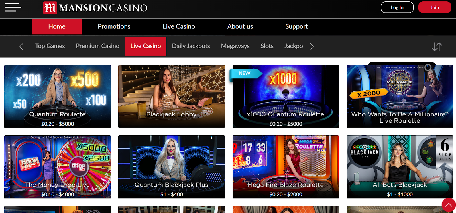 A Beginner's Guide to Playing Table Games at Mansion Casino Online