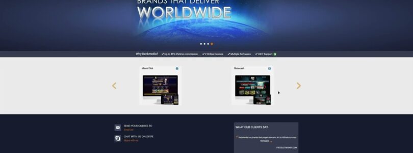Deck Gambling Affiliate Site Video Review
