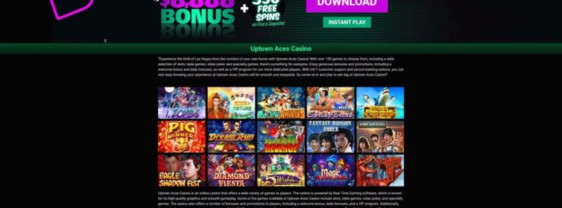 Uptown Aces Online Casino Video Review
