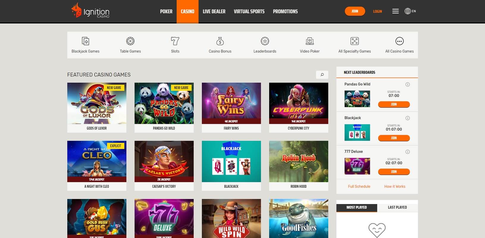 10 Best Slot Games to Play at Ignition Casino Online