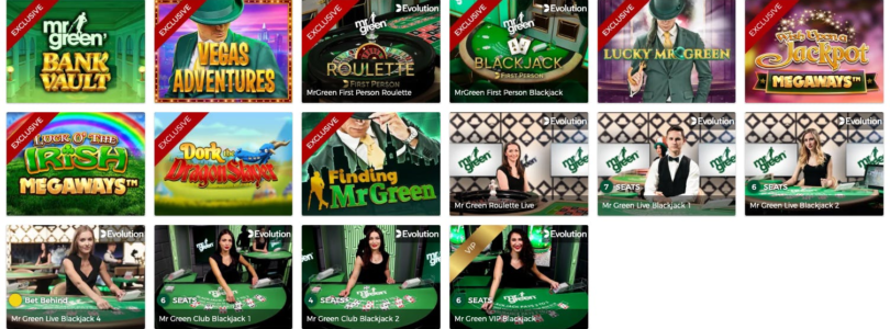 The Most Popular Table Games at Mr Green Casino
