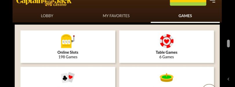 The Top 5 Table Games at Captain Jack Casino Online