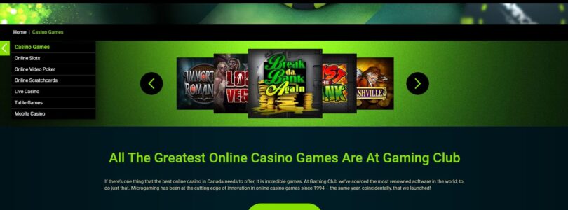 Top 10 Online Slots to Play at Gaming Club Casino