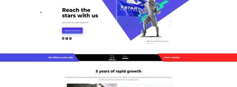 Comprehensive Review of 7 Stars Partners Gambling Affiliate Site