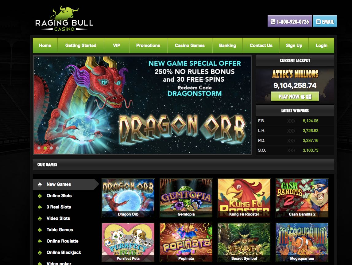 Raging Bull Casino Online: A Comprehensive Review and Rating