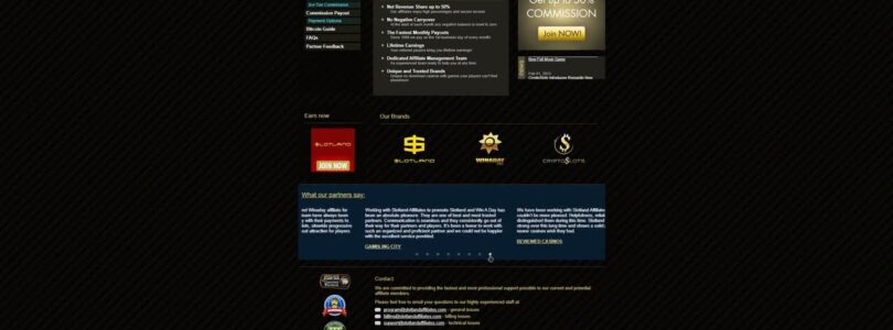Slotland Affiliates Site Video Review