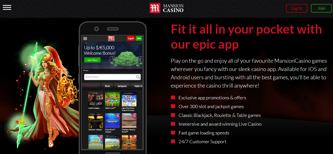 The Rise of Mobile Gaming: Mansion Casino Online's Mobile App Review