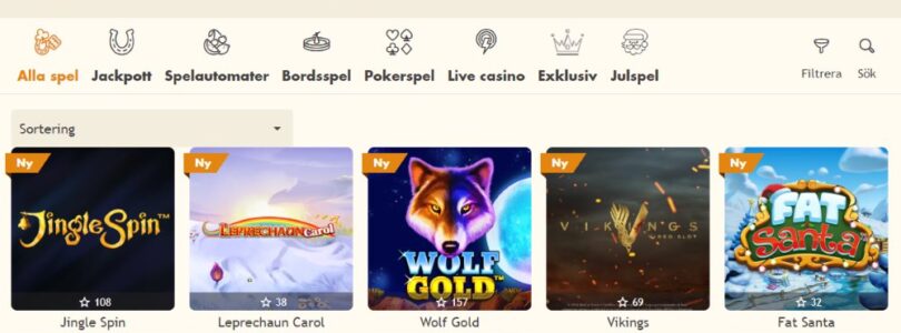 The Top 10 Most Popular Games at Bertil Casino Online