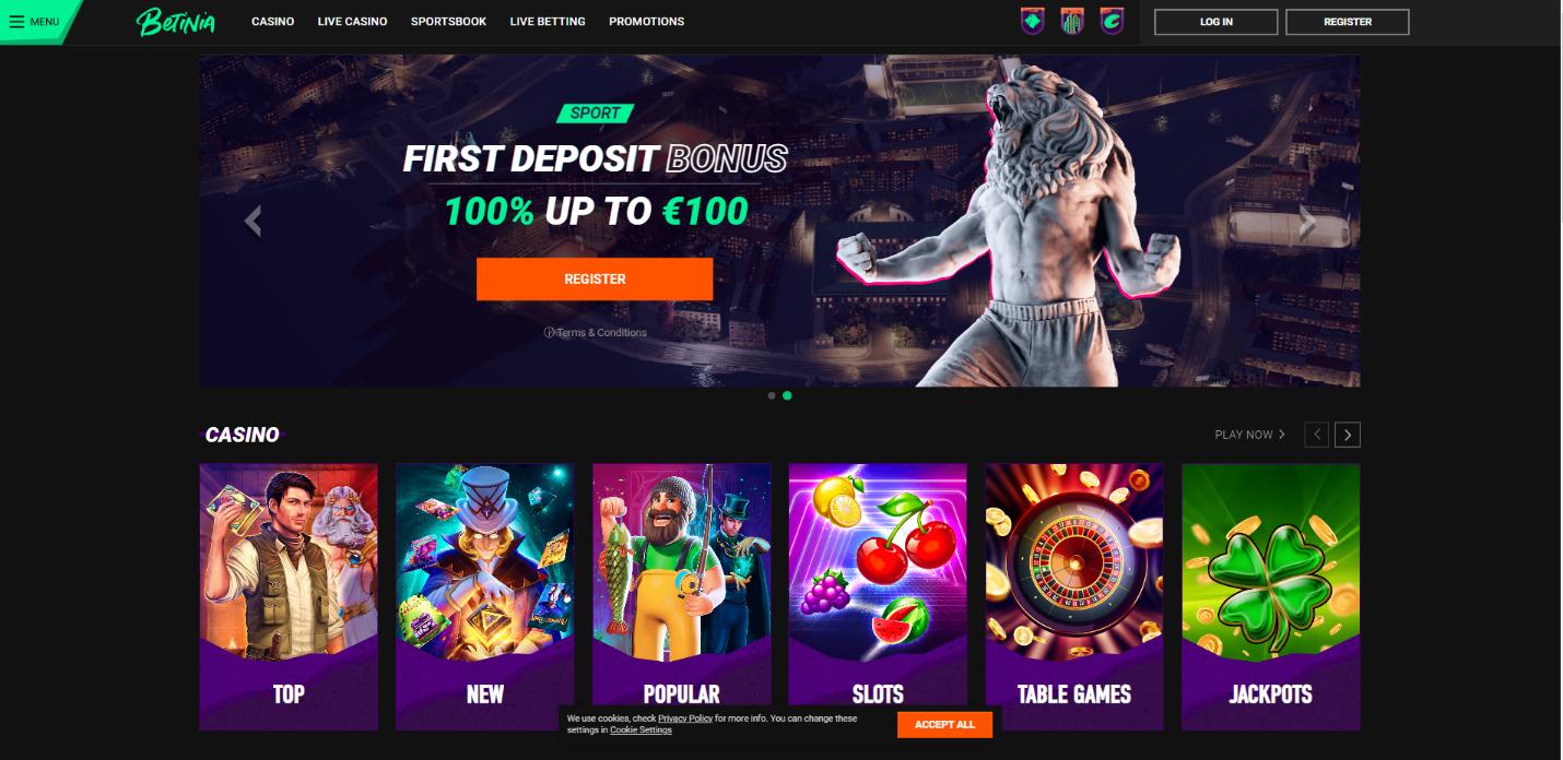 Exploring Betinia's Live Casino: An Immersive Gaming Experience