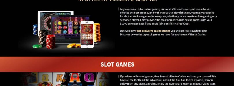Live Dealer Games at Villento Casino Online: What to Expect