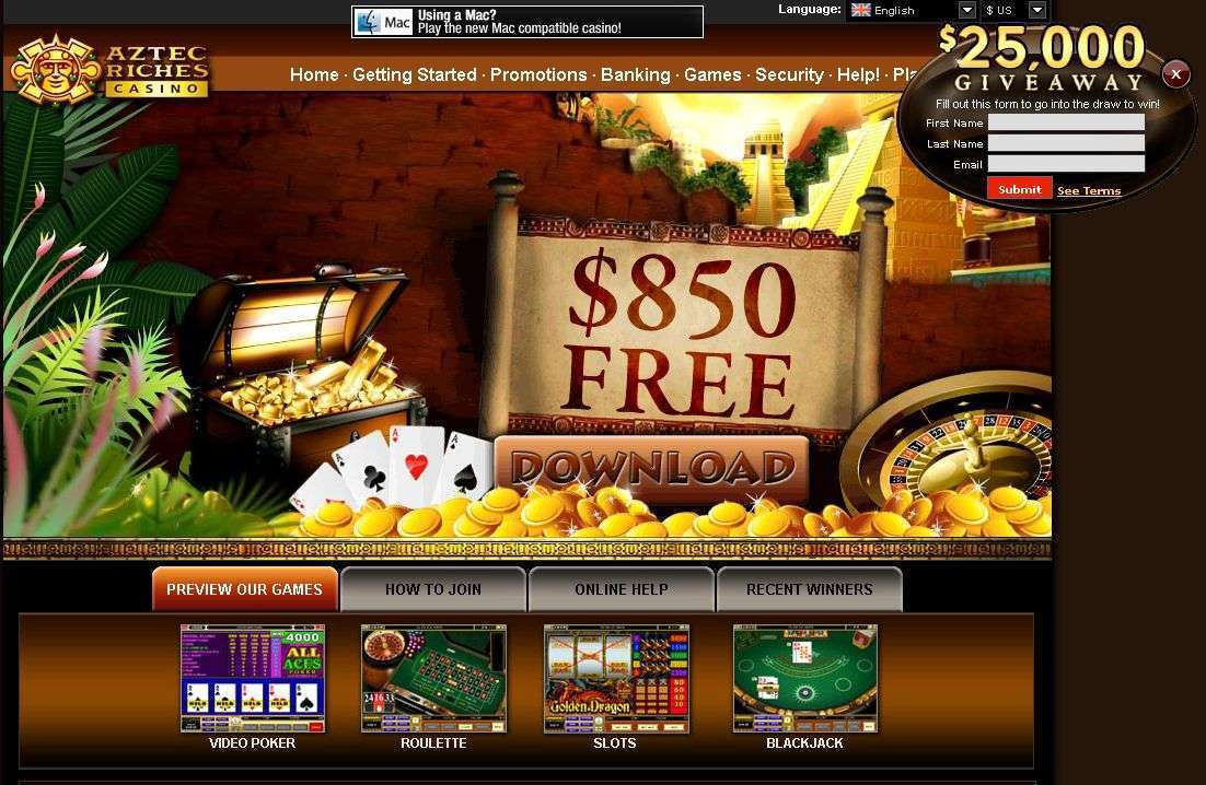 Best online casino games aztec riches casino