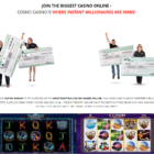 The Top Jackpot Wins at Cosmo Casino