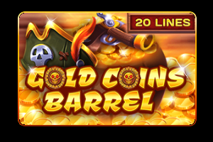 Gold Coins Barrel