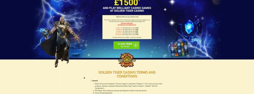 Golden Tiger Casino Online Site Video Review