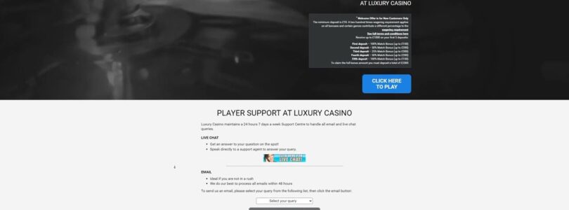 Luxury Casino Online Site Video Review