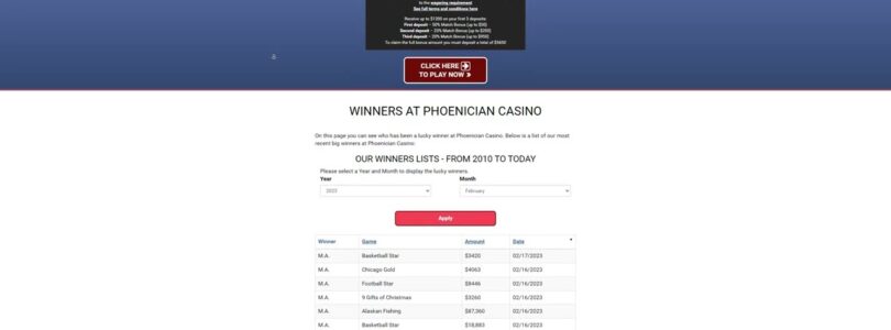 Phoenician Casino Online Site Video Review