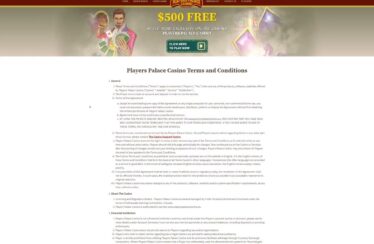 Players Palace Casino Online Site Video Review