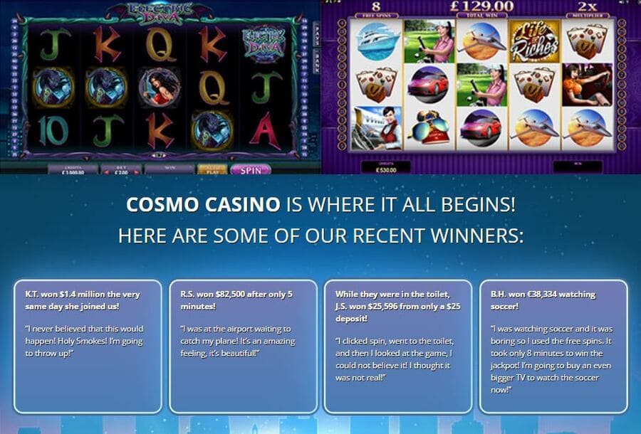 The Best Slots to Play at Cosmo Casino