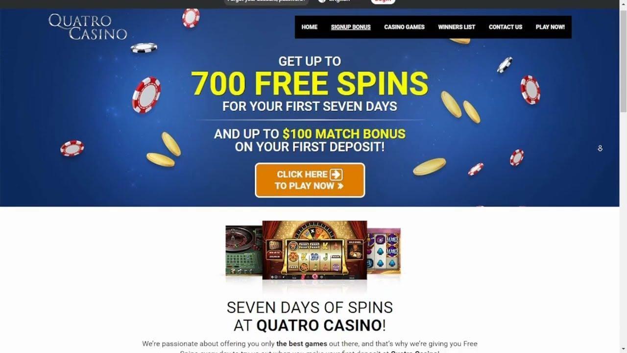 quatro casino sign up