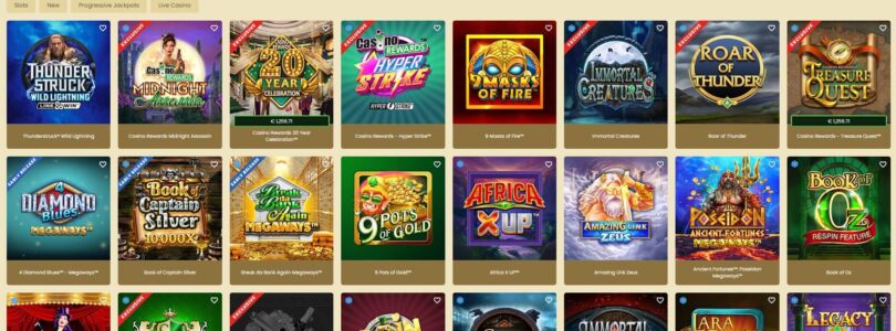 Top 10 Most Popular Games at BlackJack Ballroom Casino Online
