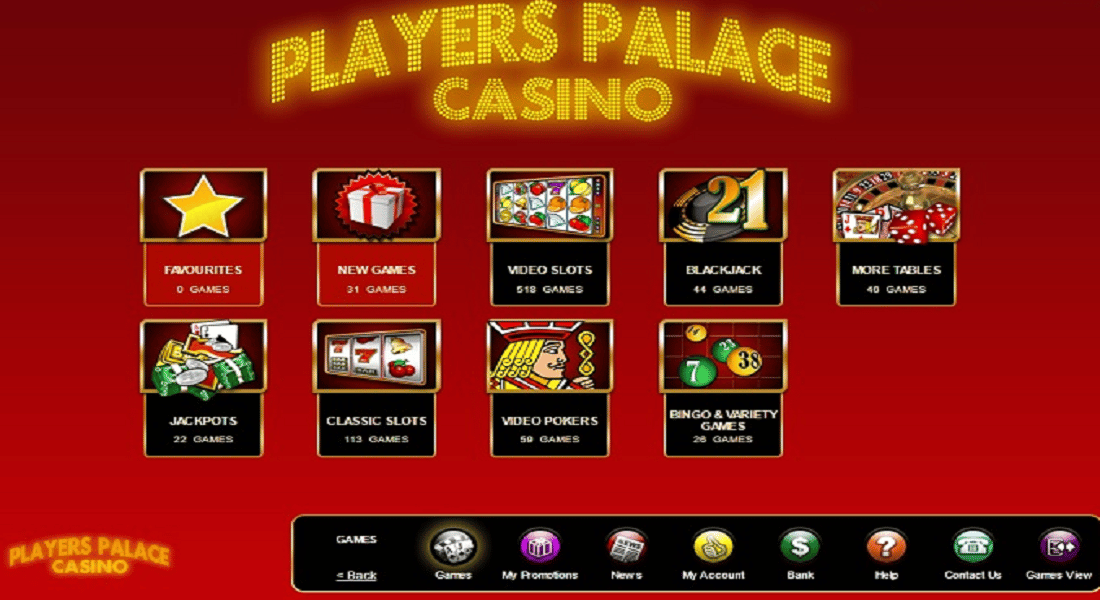 Top 10 Most Popular Games at Players Palace Casino Online