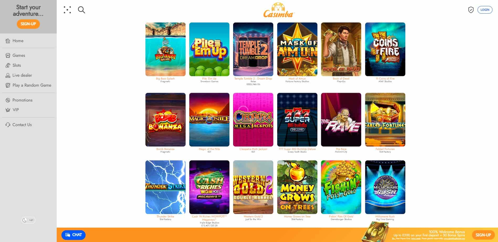 Exclusive Promotions and Bonuses at Casimba Casino Online