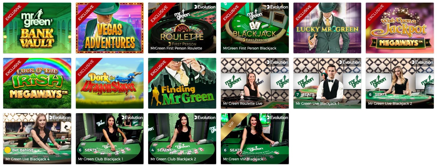 The Most Popular Table Games at Mr Green Casino