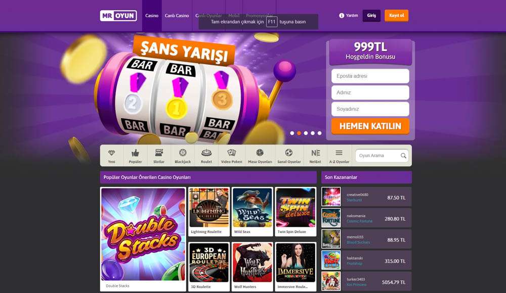 Top 10 Slot Games to Play at Mr Oyun Casino Online