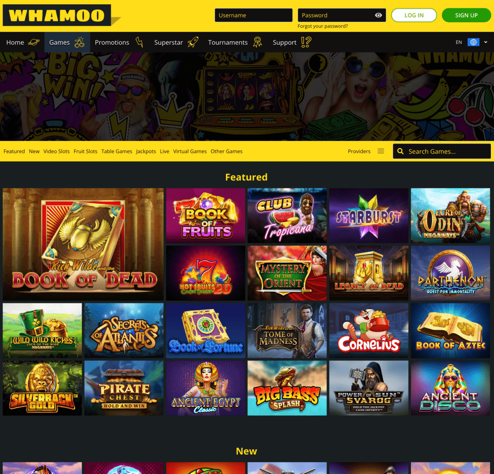 Top 10 Slot Games to Play at Whamoo Casino Online