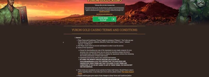 Yukon Gold Casino Online Site Video Review