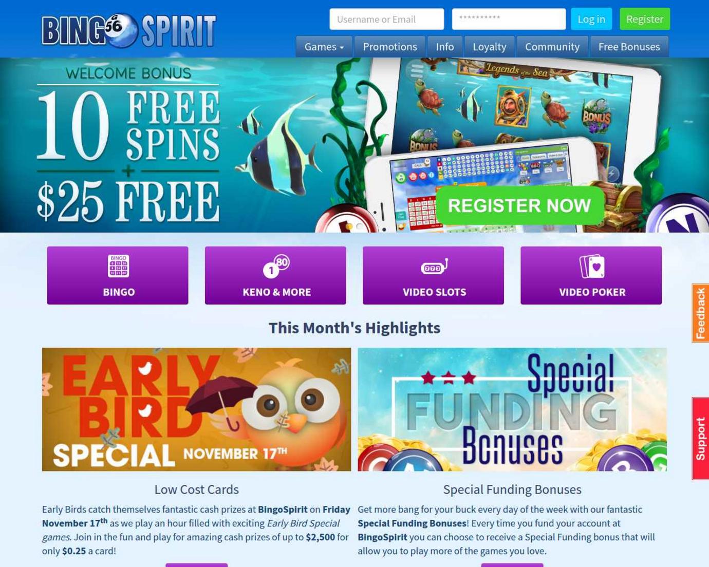 Bingo Spirit Casino Online Payment and Withdrawal Options: A Comprehensive Guide