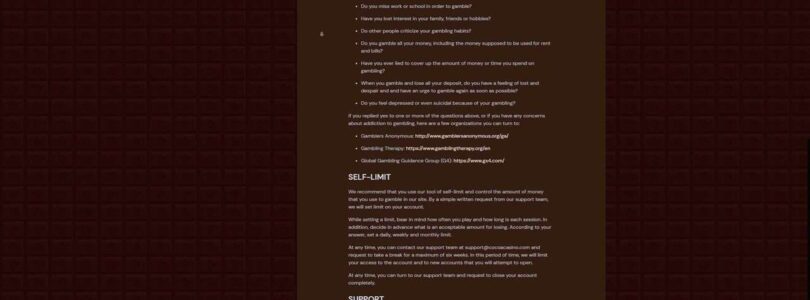 Cocoa Casino Online Site Video Review