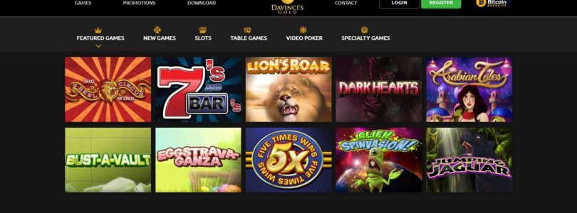 Exploring the Different Payment Methods Available at Davinci's Gold Casino Online