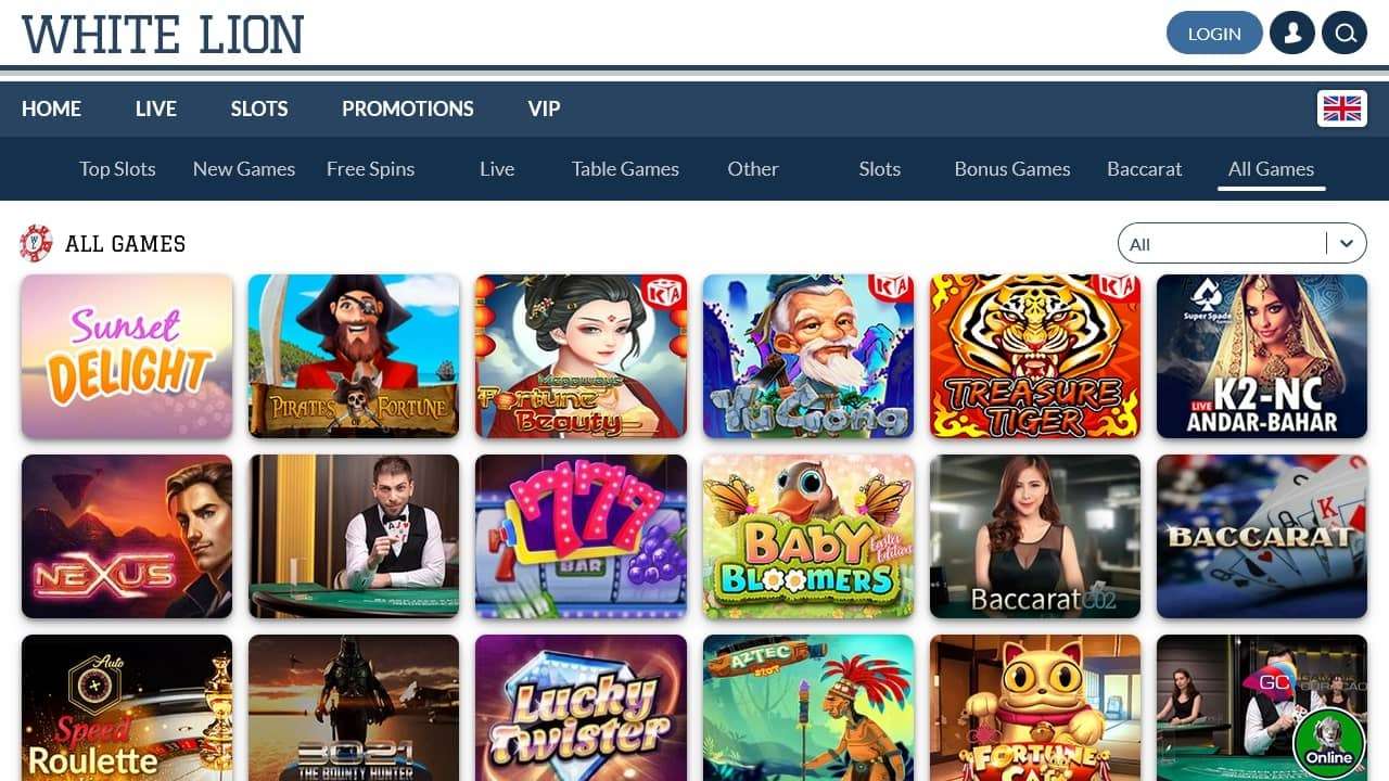 The Best Live Dealer Games at White Lion Bets Casino Online