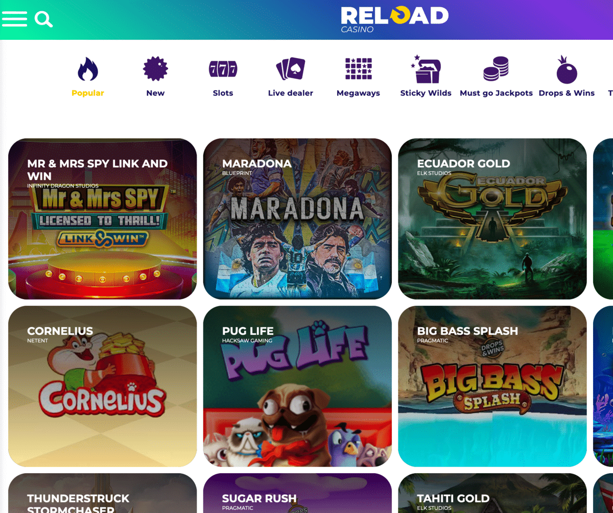 The Best Reload Casino Online Offers in 2023