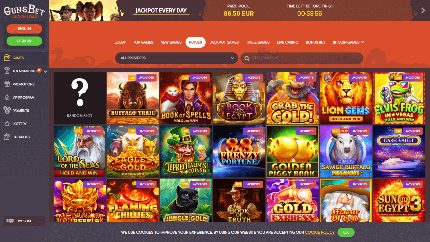 The Top 10 Slot Games to Play at GunsBet Casino Online