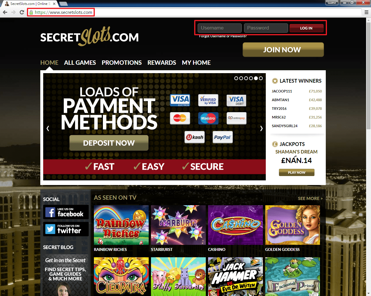 A Comprehensive Review of Secret Slots Casino's Customer Support