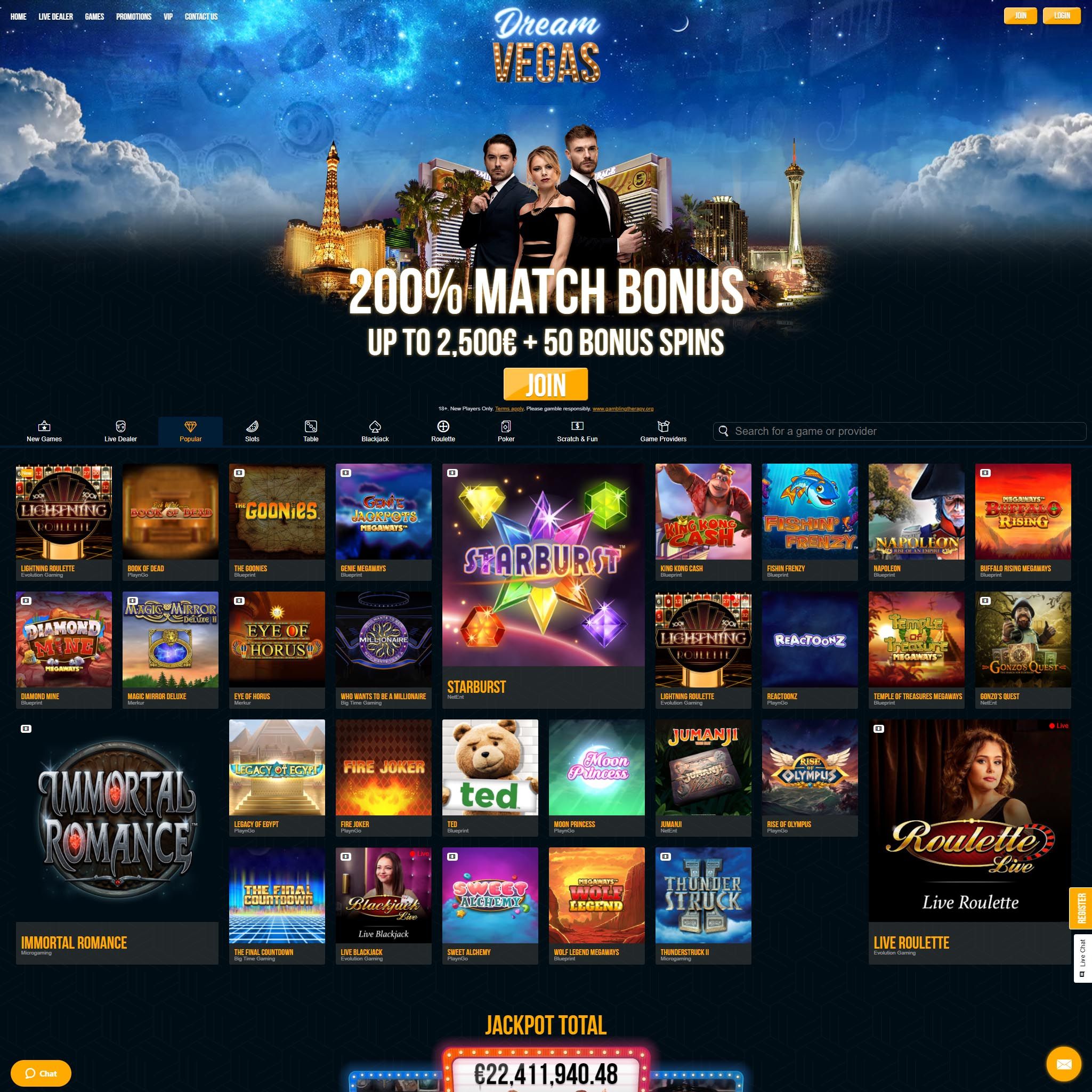 Discovering the Live Dealer Experience at Dream Vegas Casino Online