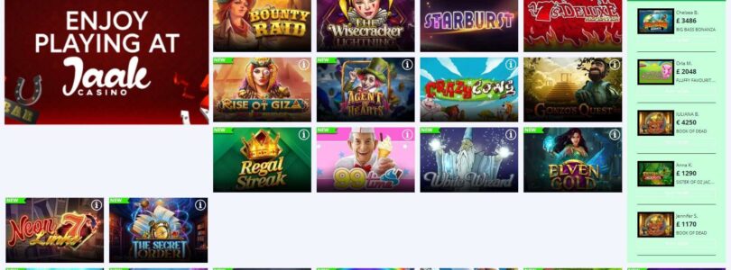 A Comprehensive Review of the Mobile Gaming Experience at Jaak Casino Online