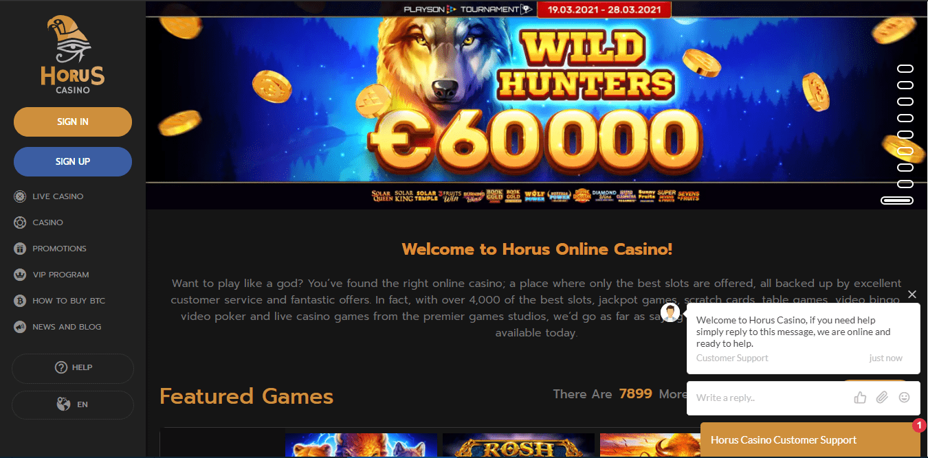 Exploring the Exciting Table Games at Horus Casino Online