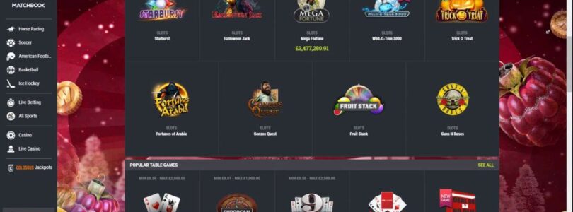 Unveiling the Top Table Games at Matchbook Casino Online