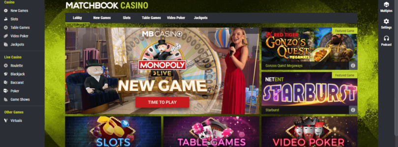 The Latest Promotions and Bonuses at Matchbook Casino Online