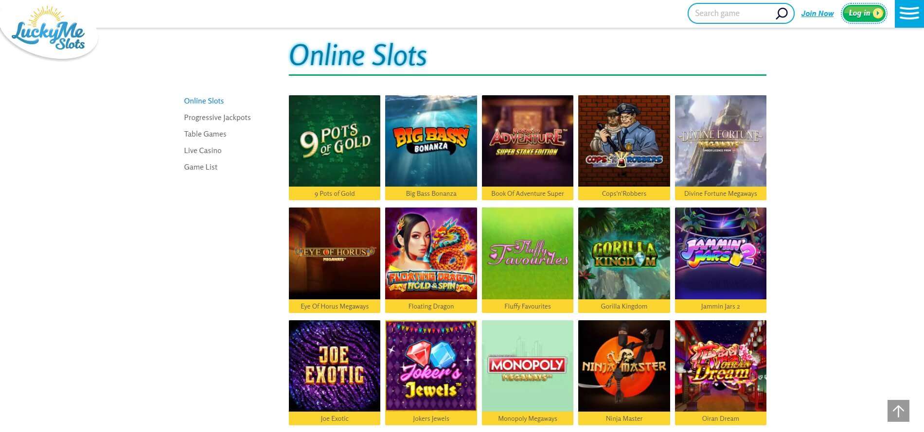 Top 10 Slot Games at LuckyMe Slots Casino Online