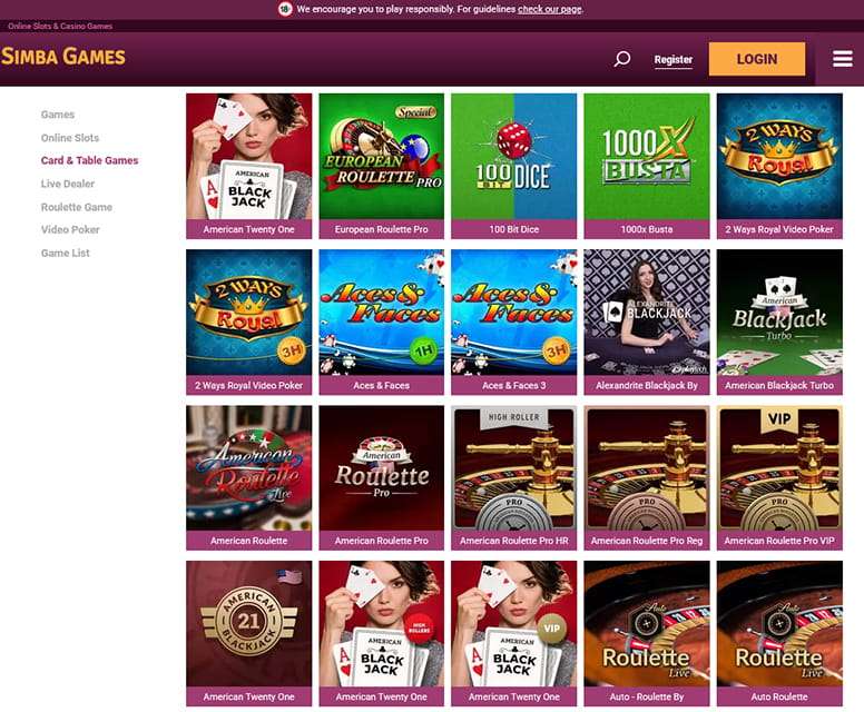 Top 10 Slot Games to Play at Simba Games Casino Online