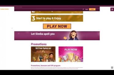 Video Review for Simba Games Casino Online Site