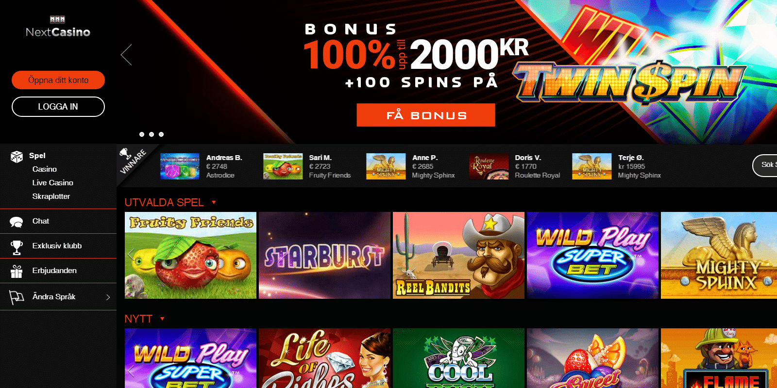 Next Casino Online's Mobile Gaming Experience and App Review