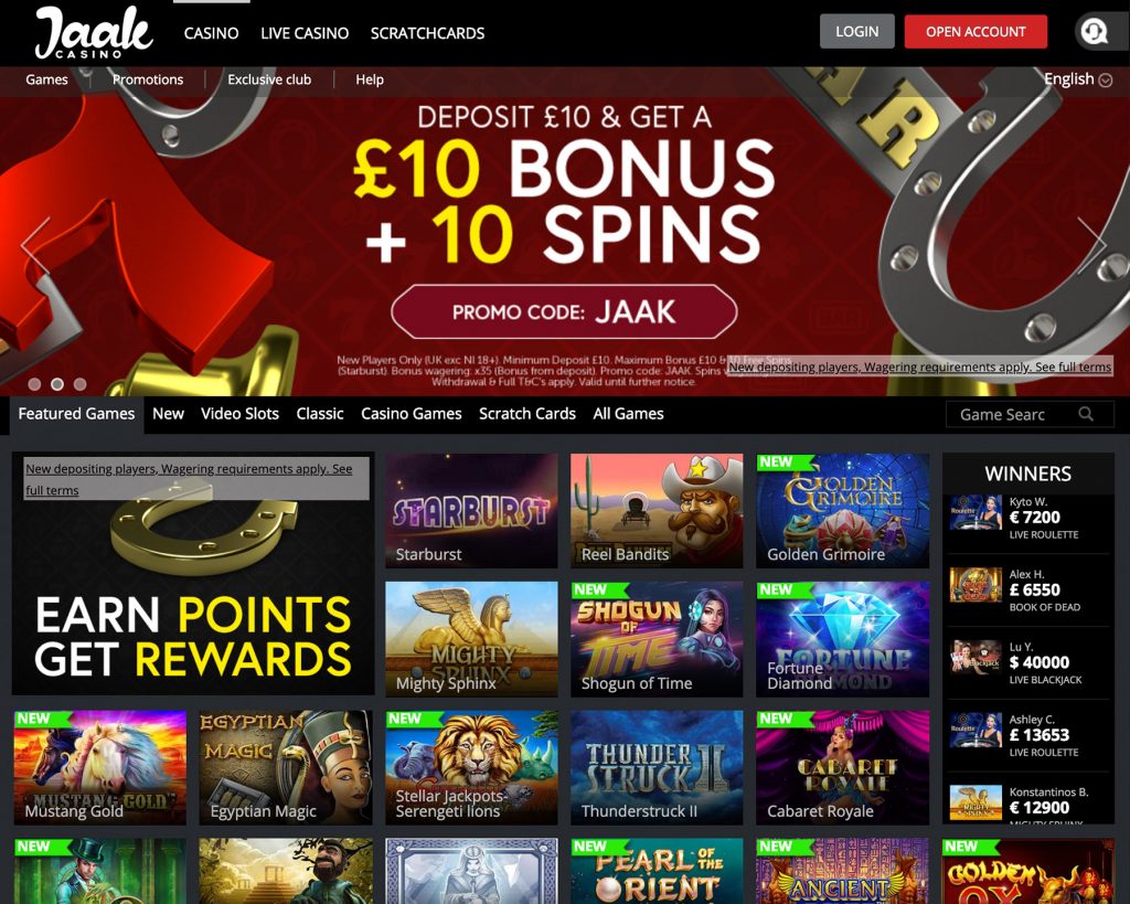 The Latest Promotions and Bonuses at Jaak Casino Online