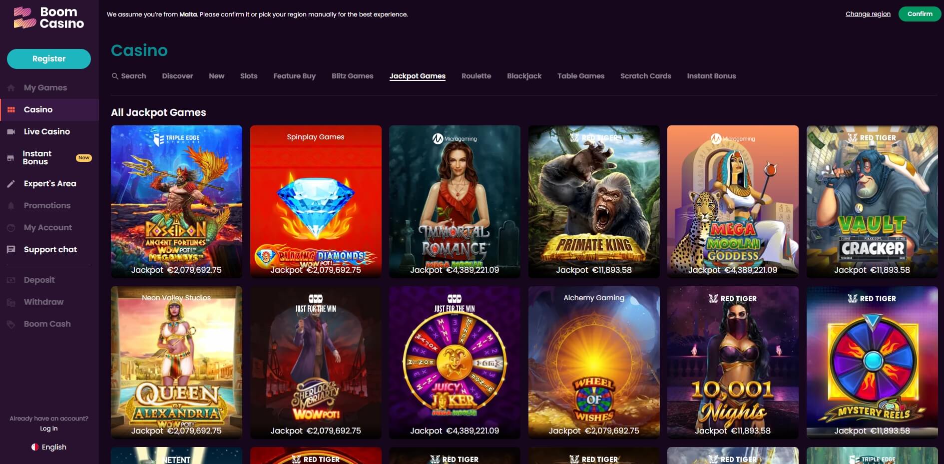 Këshilla dhe truket për fillestarët në Boom Casino Online